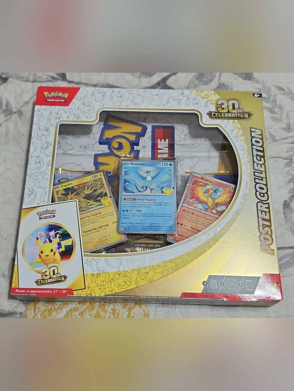 Pokemon 30th Celebration Poster Collection Qty 1